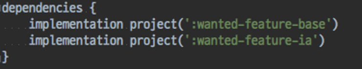 Instant App APKS, build.gradle